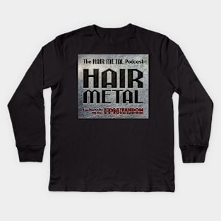 Hair Metal Logo Kids Long Sleeve T-Shirt